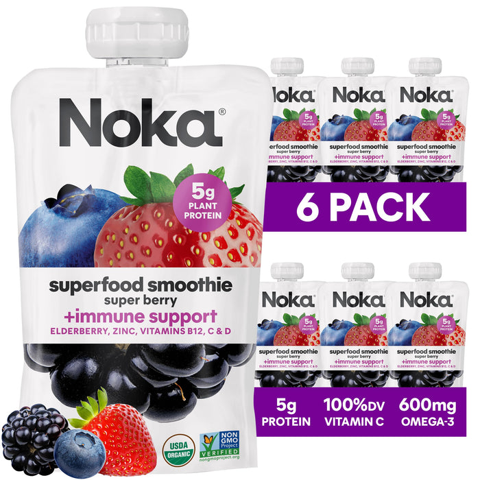Noka Smoothie Super Berry 4.2 oz 6 Per Box
