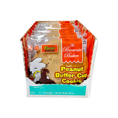 Bbaker Cookie Pnt Btr Cup 4 oz 12 Per Case