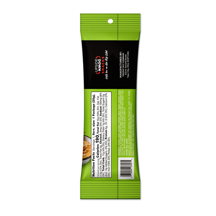 Trophy Nut Upside Down Queso Flavored Cashews 1.25 oz (Pack of 12)