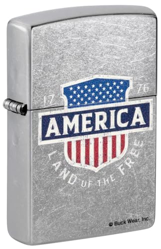 Zippo Buck Wear Street Chrome Pocket Lighter