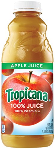 Tropicana Apple Juice, 32 oz Bottles, 12 Count