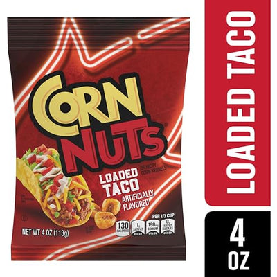 Corn Nuts Loaded Taco Peg 4 oz (Pack of 12)