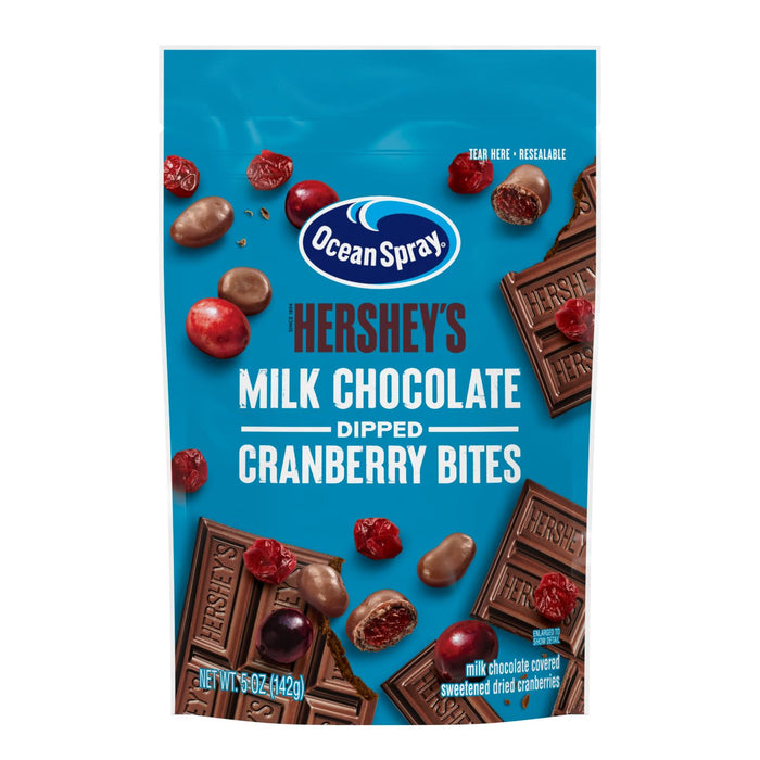 Ocean Spray Hershey's Milk Chocolate Dipped Craisins 5 oz 12-Pack Wholesale