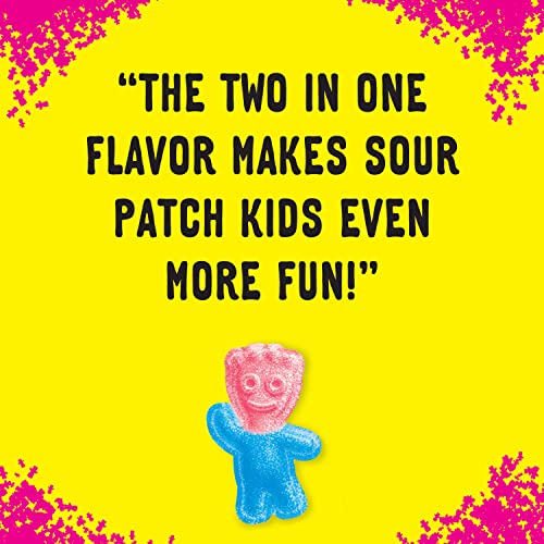 SOUR PATCH KIDS Heads 2 Flavors in 1 Soft & Chewy Candy 8 oz 12-Pack Wholesale