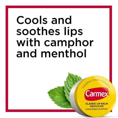 Carmex Soothing Everyday Lip Balm, Cherry 0.35 oz