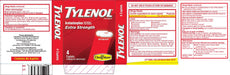 Tylenol Extra Strength Pain Reliever Caplets 4-Count 6-Pack Wholesale