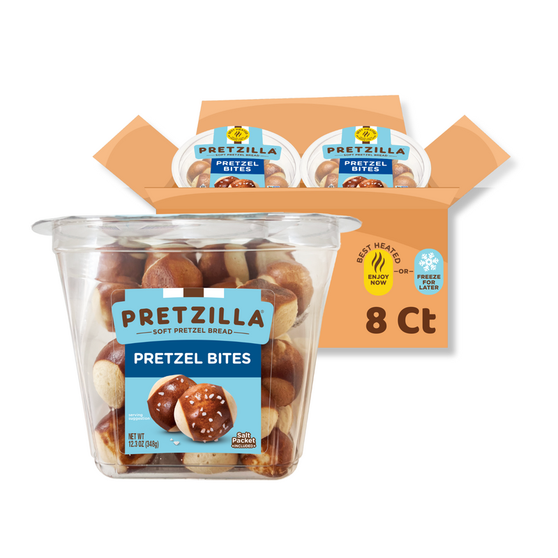 Pretzilla Soft Bites Tub Pretzels 12.3 oz 08ct