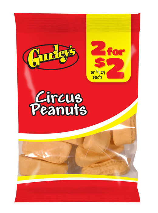Gurley's Marshmallow Circus Peanuts (Pack of 12)