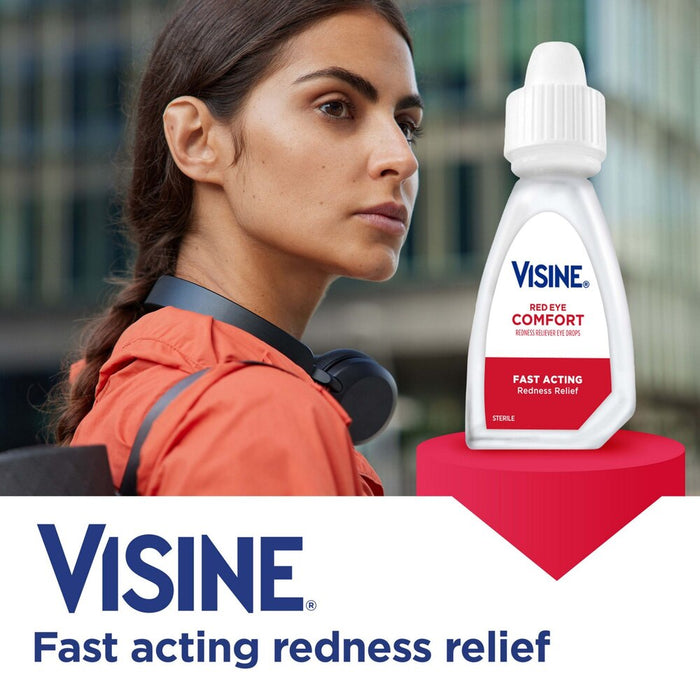 Visine Red Eye Comfort Redness Reliever Eye Drops - 0.5 oz