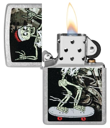 Zippo Skateboard Street Chrome Pocket Lighter