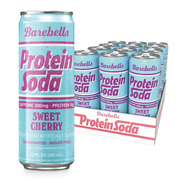 Barebells Protein Soda Sweet Cherry - 12 oz 12ct