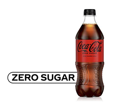 Coca Cola Coke Zero Sugar, 1.25 Pound 20 oz (Pack of 24)