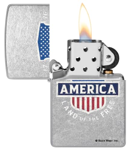 Zippo Buck Wear Street Chrome Pocket Lighter