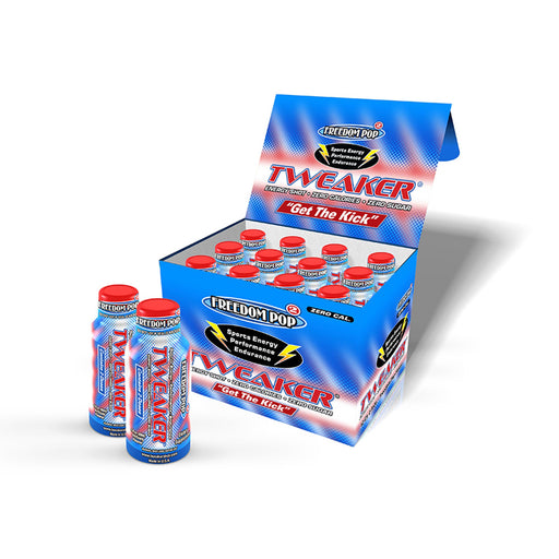 Tweaker Energy Freedom Blast 2 oz energy shot 12 count display