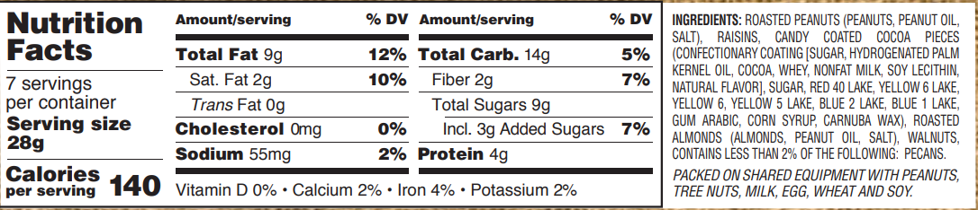 Gurley's Golden Recipe Country Trail Mix 6 oz
