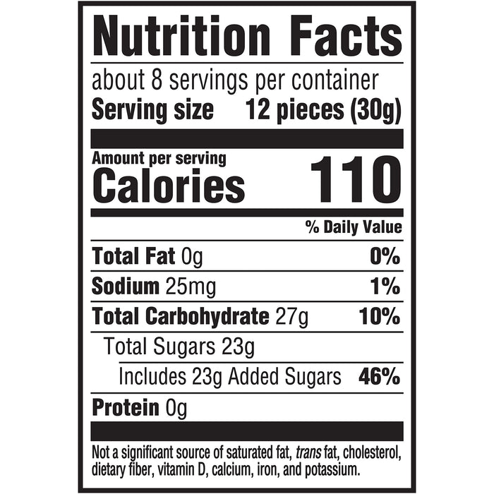 Sour Patch Kids Blue Raspberry Soft Chewy Candy 8-Ounce 12-Pack Wholesale