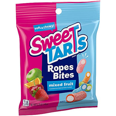 SweeTARTS Ropes Bites, 5.25 Ounce, Pack of 12