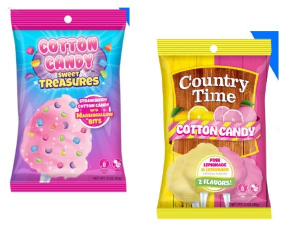 Country Time Lemonade & Sweet Treats Cotton Candy Shipper - 72 Bags