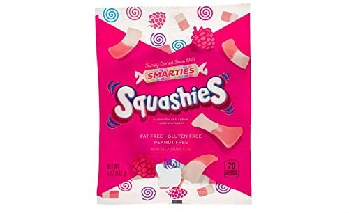 Squashies Smarties Squashies 5oz Chewy Candy Pack of 12 Wholesale