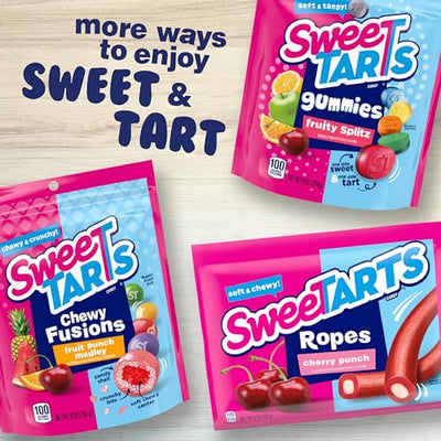 SweeTARTS Mega Filled Ropes, 1.32oz (Pack of 24)