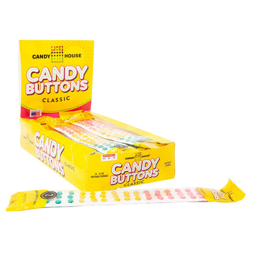 Candy House Candy Buttons Classic Retro Dots - 24ct — verified sold-quantity product image