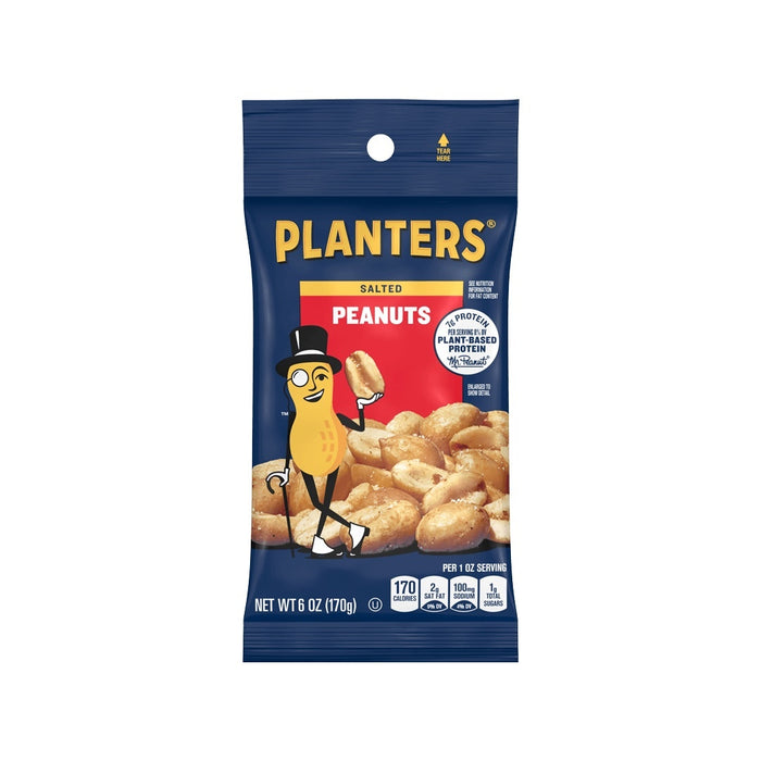 Planters Salt Peanuts Peg Bag 6 oz Single Bag — verified sold-quantity product image