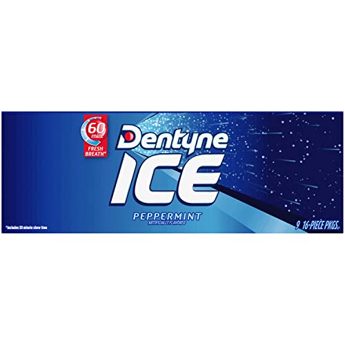 Dentyne Ice Peppermint 9 Per Box