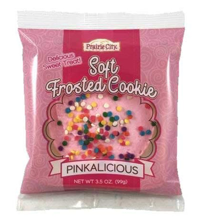 Prairie City Bakery Pink Frosted Cookies 3.5 oz - 60 Cookies