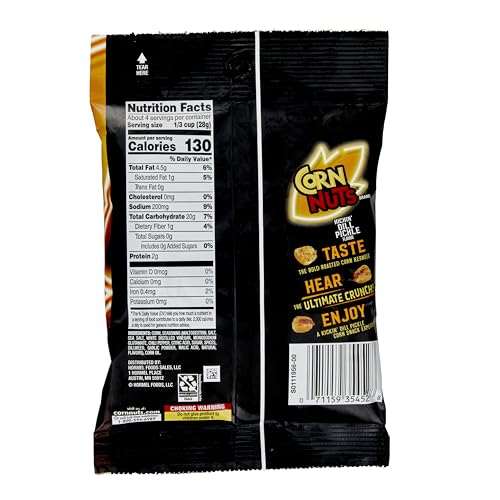 Corn Nuts Kickin' Dill Pickle Crunchy Corn Kernels Wholesale 12-Pack