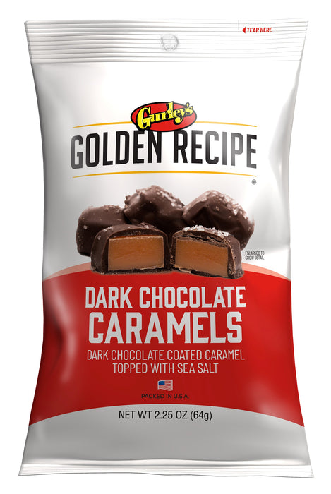 Gurley's Dark Chocolate Sea Salt Caramel Peg Bag - 3.25 oz 8ct