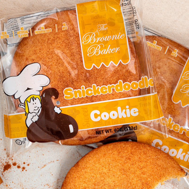 Brownie Baker Snickerdoodle Cookie, Pack of 12