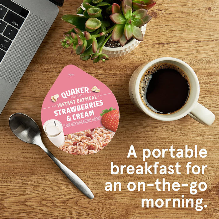Quaker Oats Cup Strwbry Crm 1.51z 12 Per Box