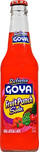 Goya Foods Refresco, Fruit Punch Soda, 12 Fl Oz (Pack of 24)