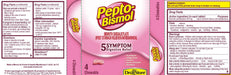 Pepto Bismol Chewable Upset Stomach Relief Tablets 6-Count Wholesale Pack