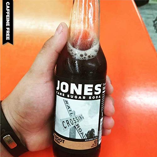 Jones Soda Root Beer Flavored 12oz Glass Bottles 12-Pack Wholesale