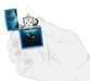 Zippo Pocket Lighter Whale Design High Polish Blue Wholesale