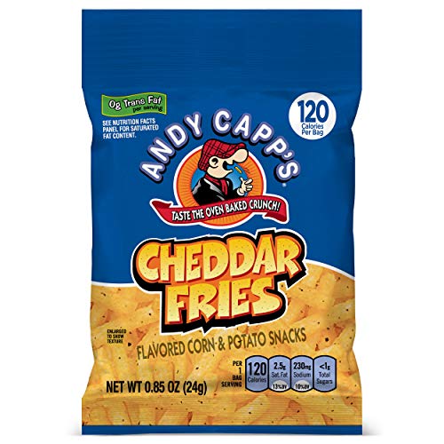 Andy Capp Cheddar Flavored Fries 0.85oz Single-Serve Bag Wholesale