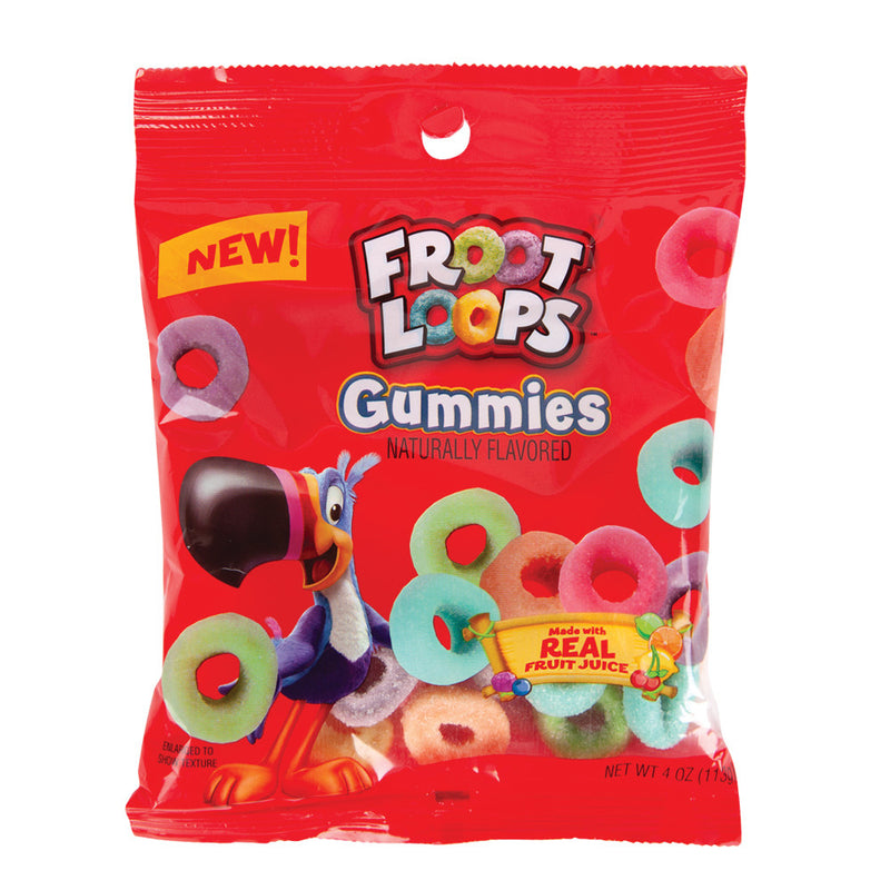 Froot Loops Gummies 4 oz Bag