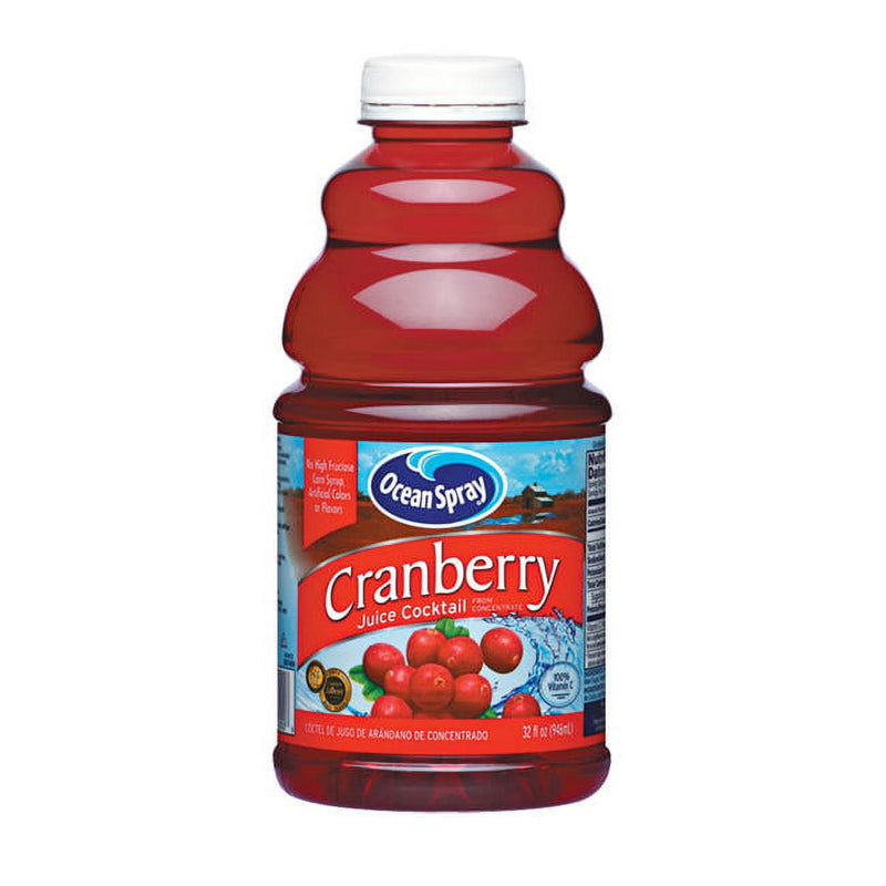 Ocean Spray Cranberry Juice Cocktail Drink, 32-Ounce Bottles (Pack of 12)