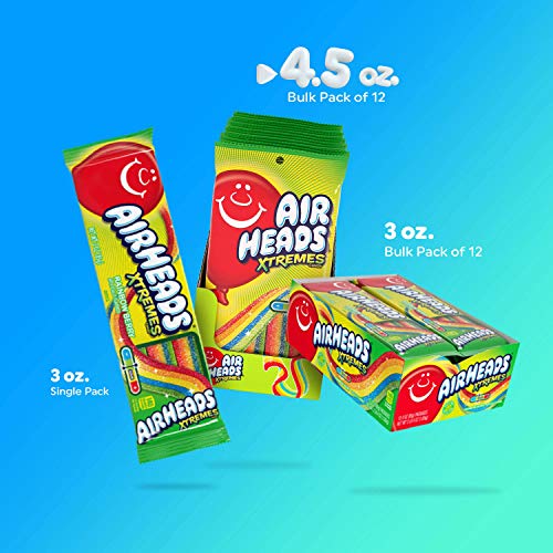 Airheads Xtreme Rnbw Bry Peg Bag 4.5 oz Single Bag