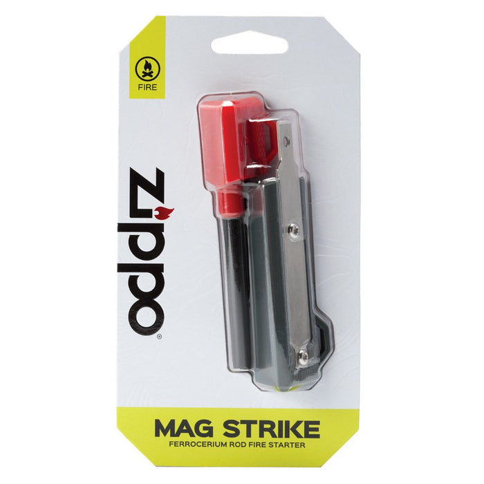 Zippo Lighter Mag Strike Red Gray