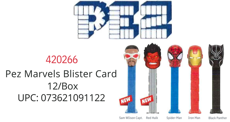 PEZ Marvel Blister Card Dispensers (12-Pack)