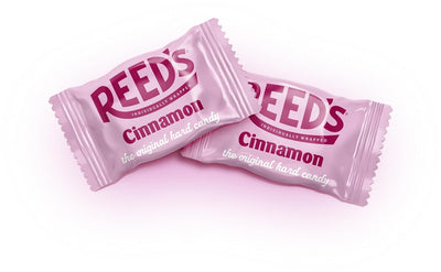 Reed's Individually Wrapped Cinnamon Candy | Traditional Cinnamon Hard Candy 6.25oz Bag (Pack of 12)