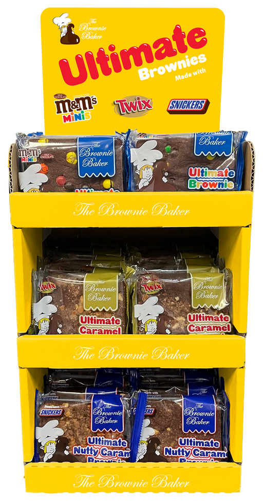 The Brownie Baker Assorted Brownies 4 oz 42-Pack Wholesale Display