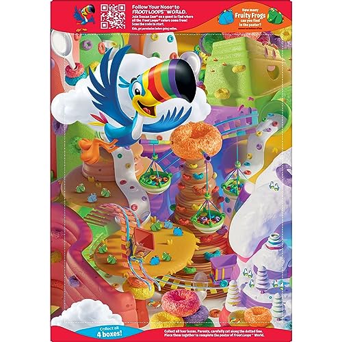 Kellogg's Froot Loops Breakfast Cereal 8.9 oz Single Box Wholesale