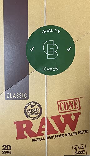 RAW Cones 1-1/4 Size (Pack of 12)