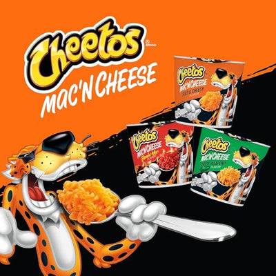 Cheetos Mac'n Cheese Pasta with Flavored Sauce Four Cheesy Flavor, 2.32 oz, 1 Count Cup