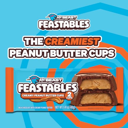 Feastables Peanut Butter Cup 2ct 20g 24 Per Box