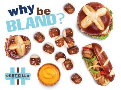 Pretzilla Soft Bites Nacho Cheese Pretzels 12 oz 8ct