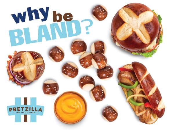 Pretzilla Soft Bites Nacho Cheese Pretzels 12 oz 8ct